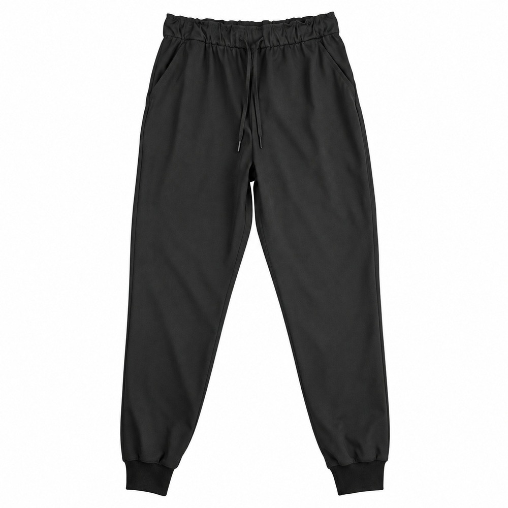 Lululemon Stretch High Rise Jogger Women 12 Black Full Length Luxtreme Gym Pants